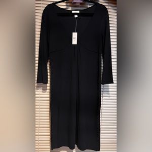 LOFT KNIT MIDI JERSEY DRESS NWT SZ 8